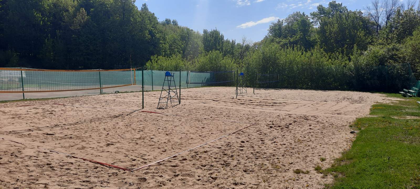 Площадка для пляжного волейбола